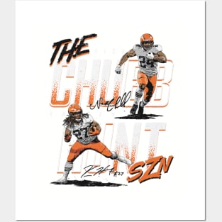 Nick Chubb & Kareem Hunt Cleveland CHUNT SZN Posters and Art